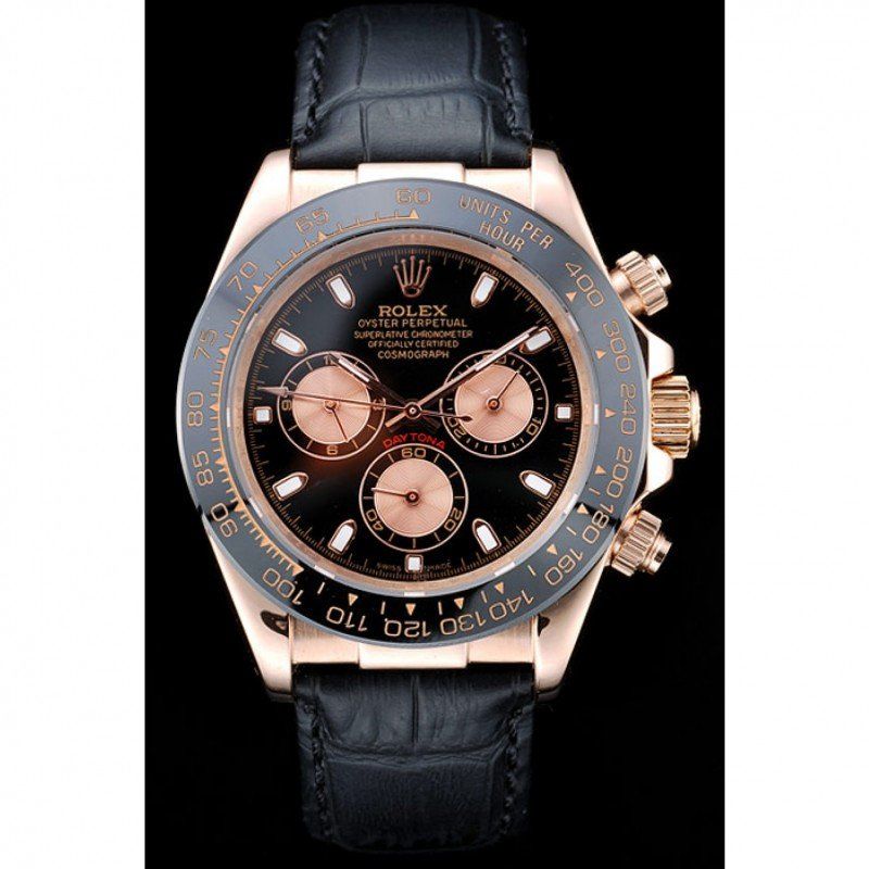Replica Rolex Daytona 39mm Black Dial REP016831