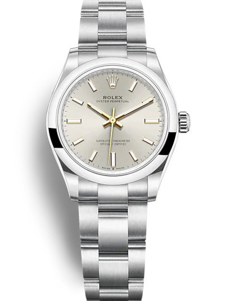 Replica Rolex Oyster Perpetual Lady 31mm Silver Dial 277200
