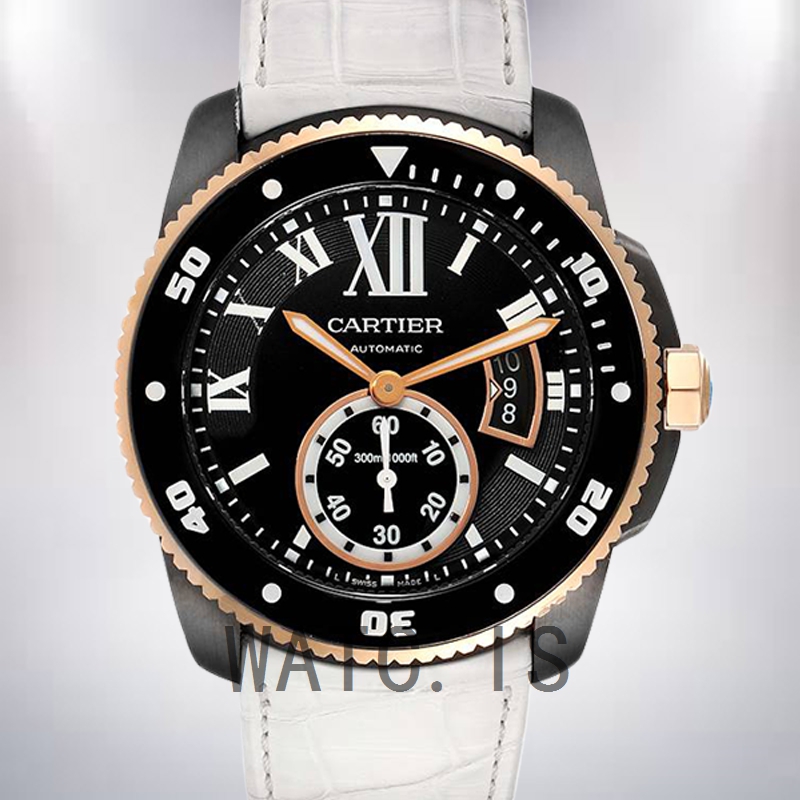 Cartier Cle De Cartier W2CA0004 Men's 42mm Black-tone