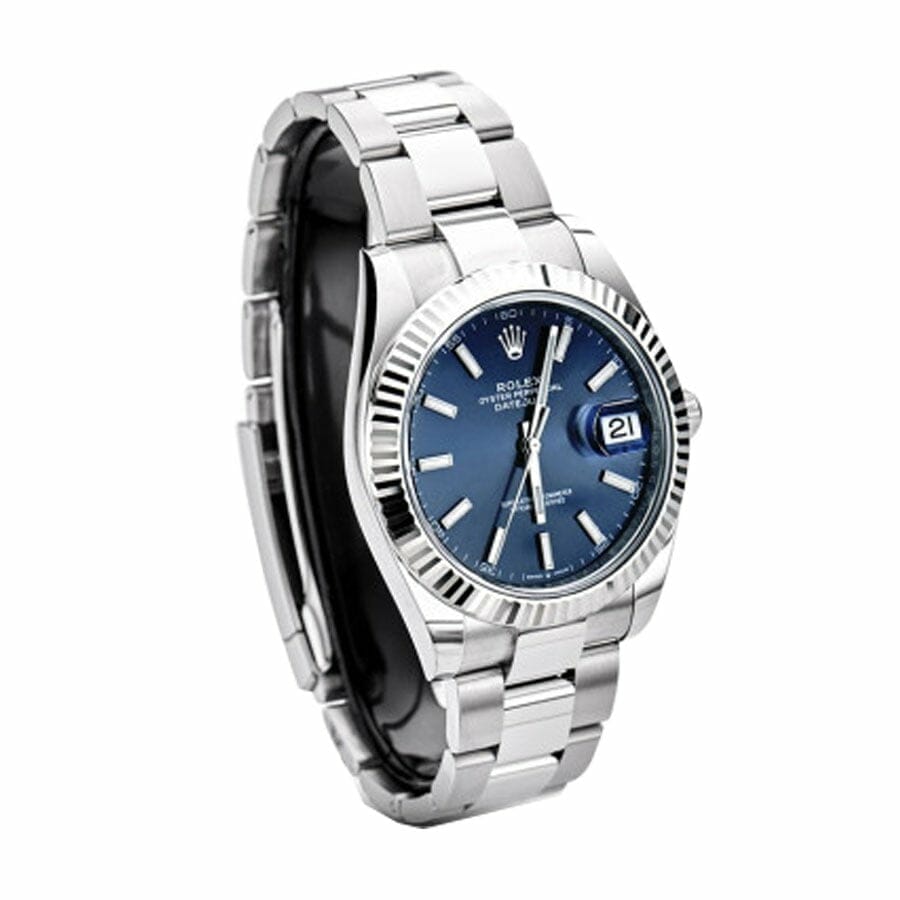 Rolex Datejust Blue Dial Steel Replica
