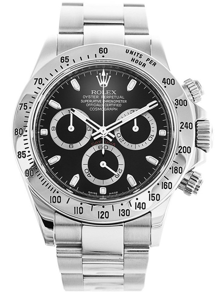 Replica Rolex Daytona 40mm Black Dial 116520