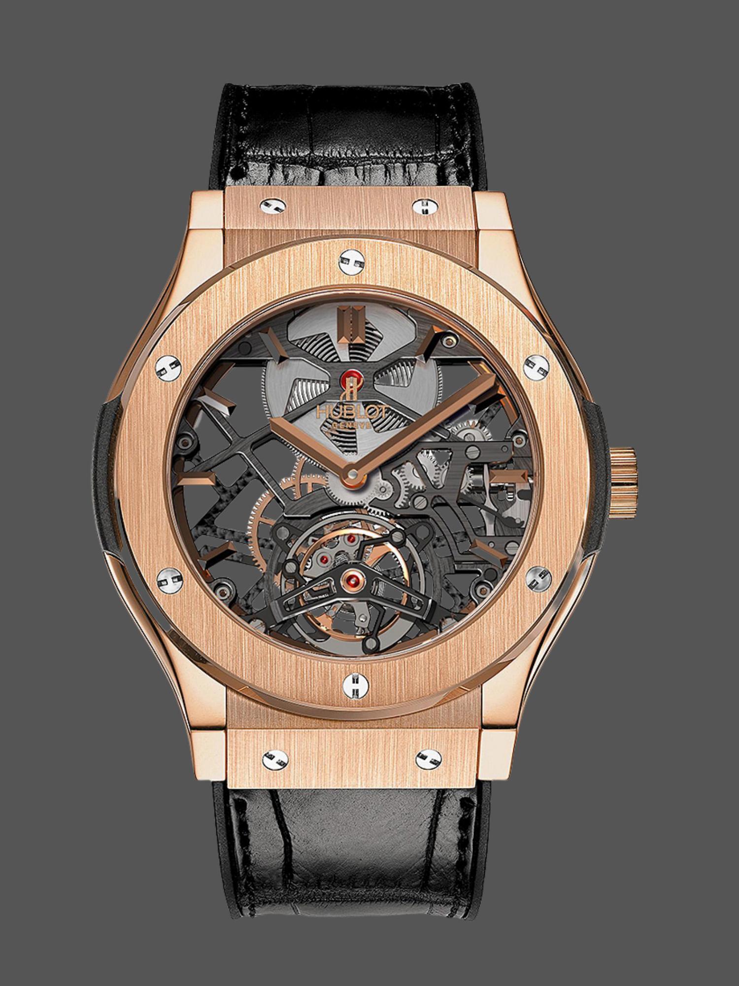 Hublot Classic Fusion Skeleton Tourbillon 505.OX.0180.LR 45mm