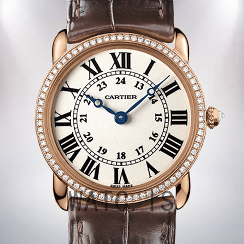 Cartier Ronde Ladies WR000351 30mm/36mm Rose Gold-tone Automatic