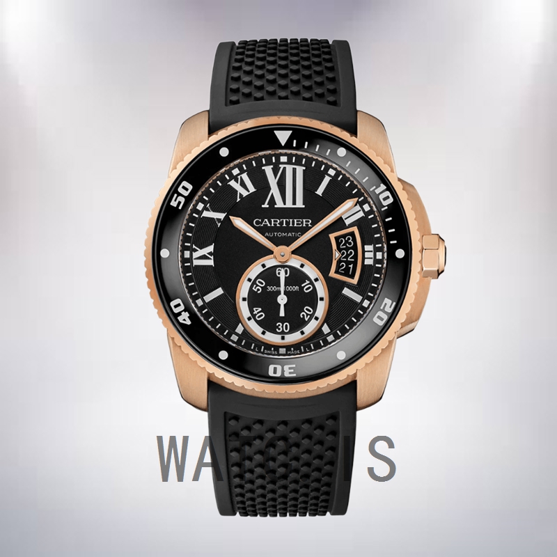 Cartier Calibre 42mm Men's W7100052 Rose Gold-tone