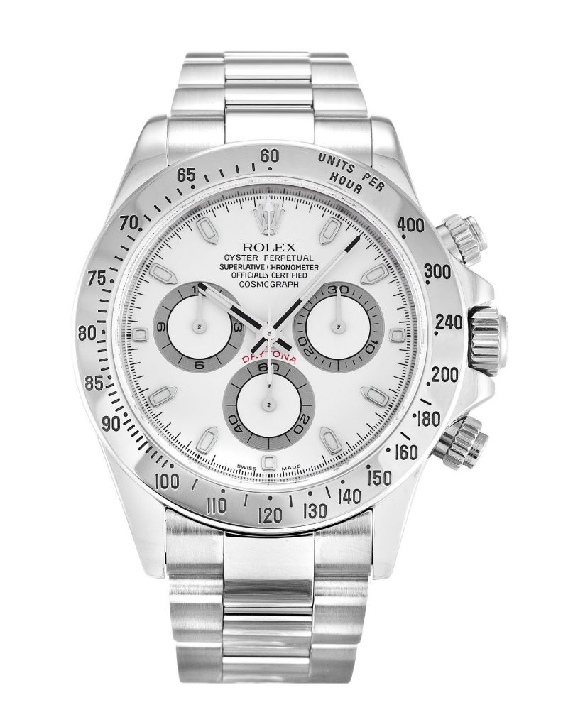 Replica Rolex Daytona 40mm White Dial 116520