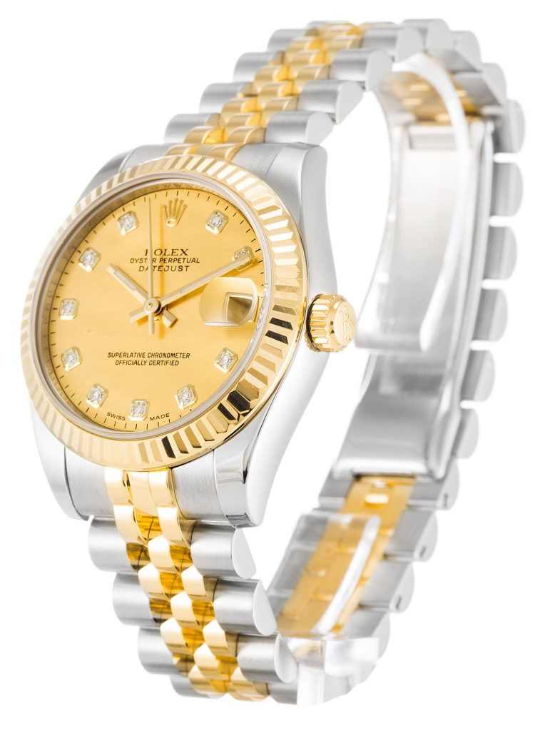 Replica Rolex Lady-Datejust 31mm Champagne Dial 178273