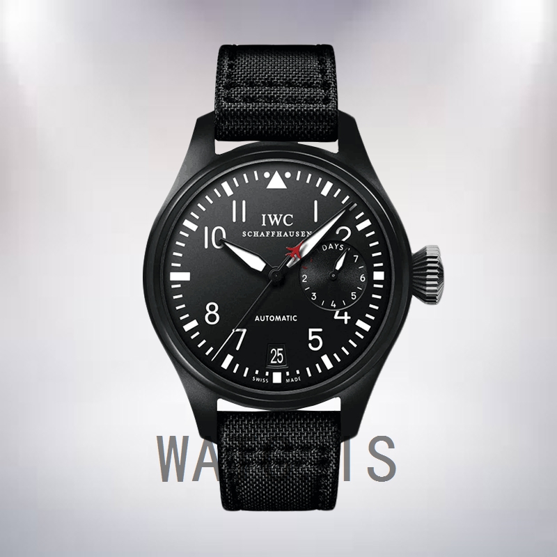 IWC Big Pilots Men's IW501901 43mm Black-tone