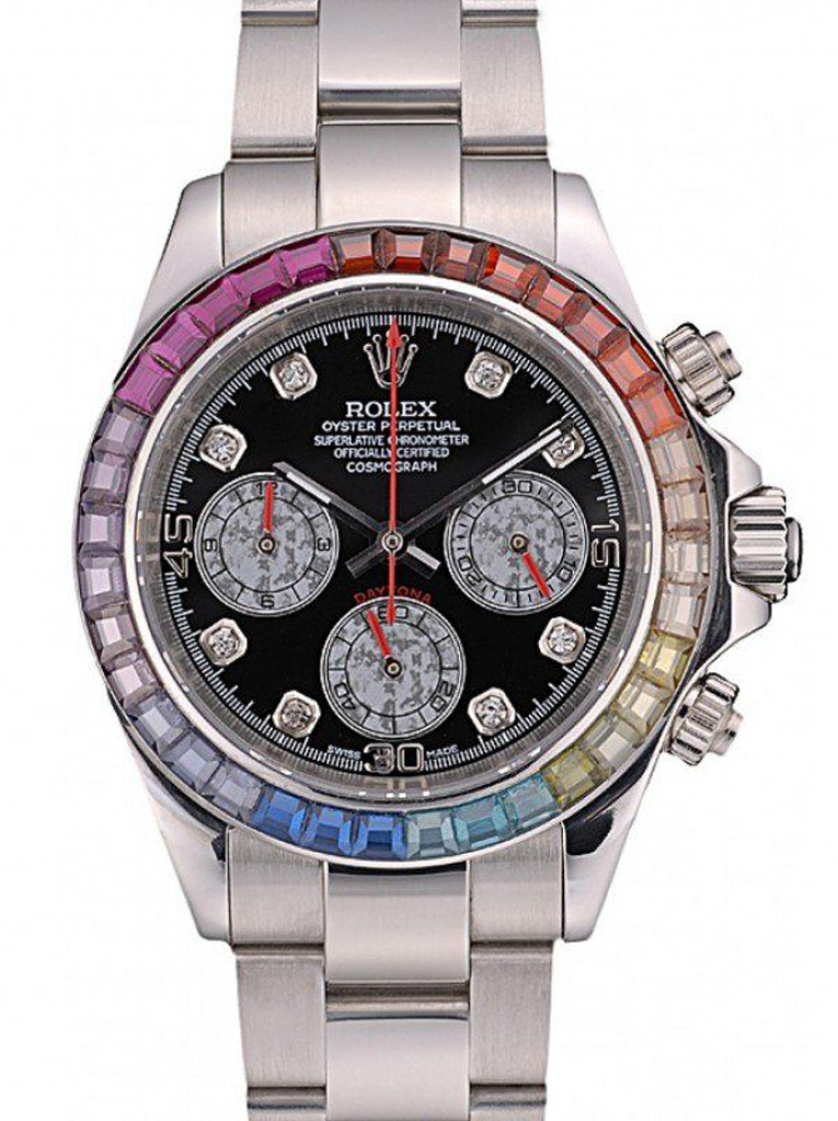 Replica Rolex Daytona 39mm Black Dial 80250