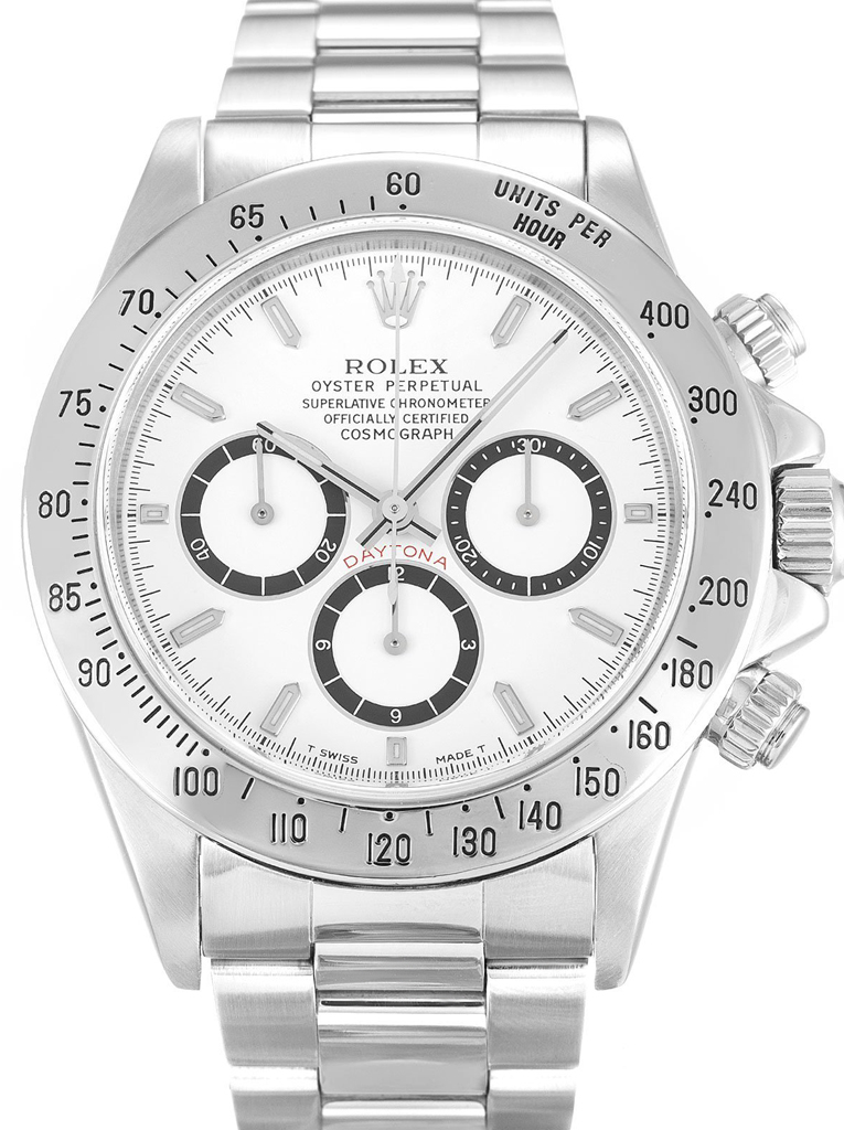 Replica Rolex Daytona 40mm White Dial 16520