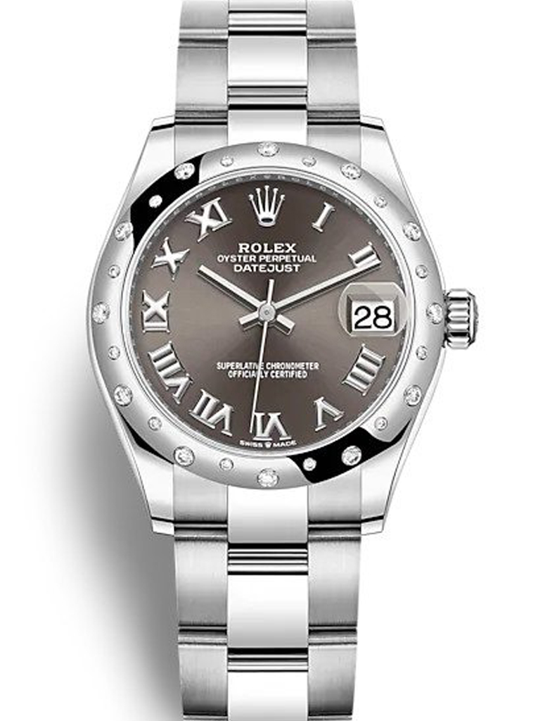 Replica Rolex Datejust 31mm Dark Grey Dial 278344RBR