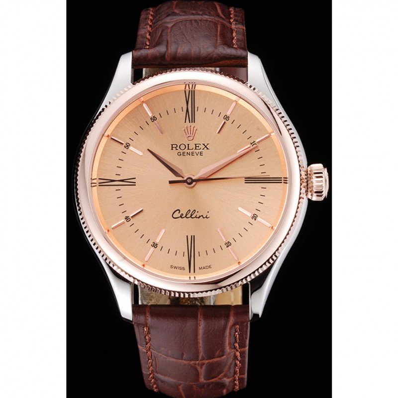 Replica Rolex Cellini 40mm Orange Dial 622840