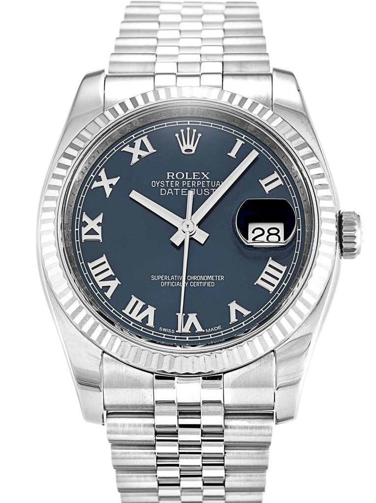 Replica Rolex Datejust 36mm Blue Dial 116234