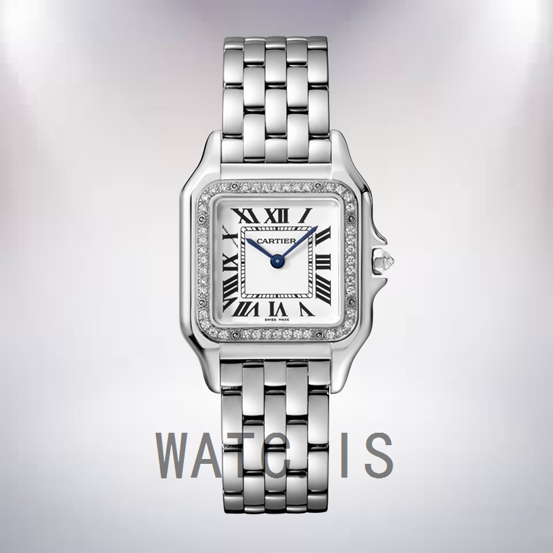 Cartier Panthere WJPN0007 Ladies 27mm Silver-tone White Dial