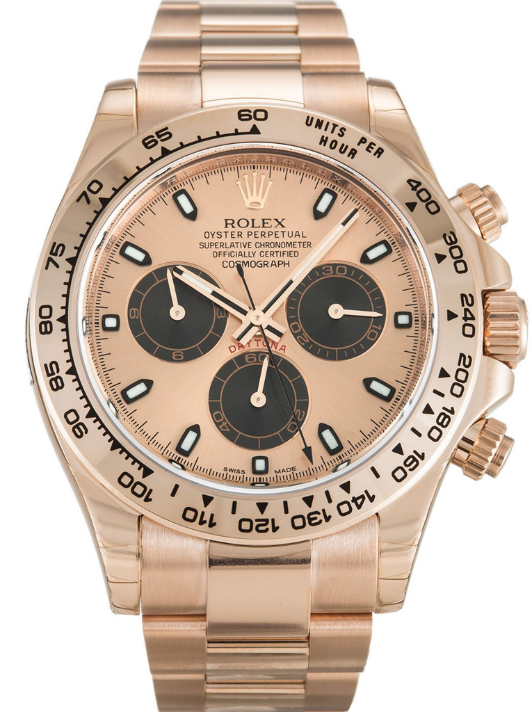 Replica Rolex Daytona 40mm Rose Dial 116505