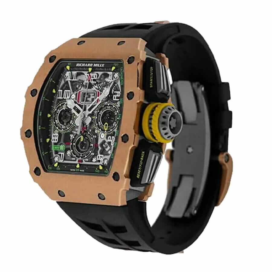Richard Mille RM Rose Gold Flyback Replica