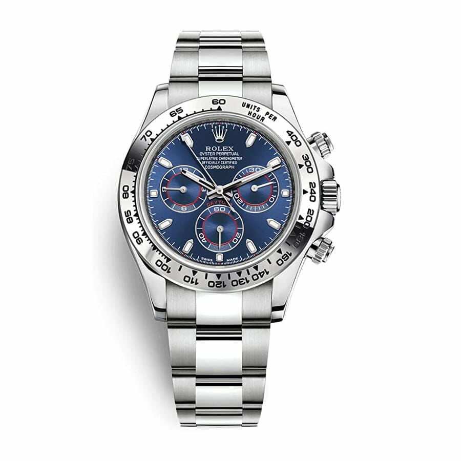 Rolex Daytona White Gold Blue Dial Replica