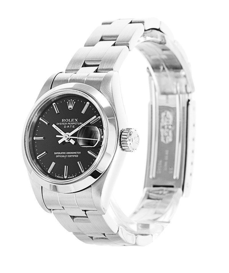 Replica Rolex Datejust 28mm Black Dial 69160