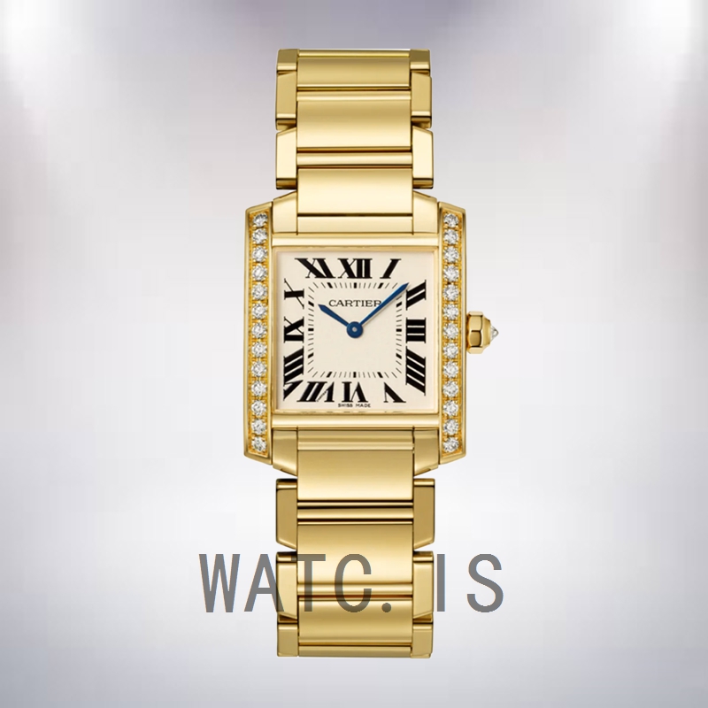 Cartier Tank Francaise 25mm/34mm WJTA0025 Ladies Diamonds