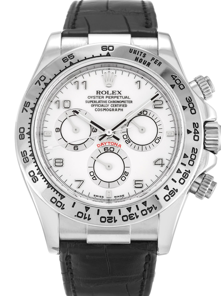 Replica Rolex Daytona 40mm White Dial 116519