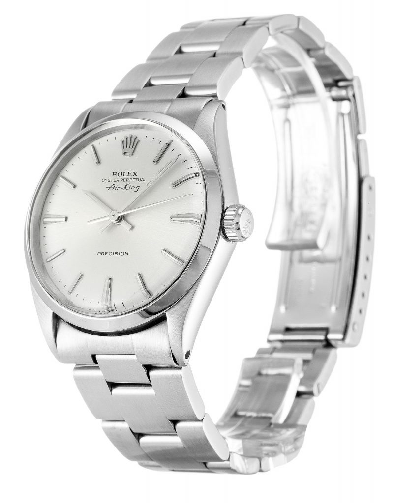 Replica Rolex Air-King 34mm Silver Dial 5500