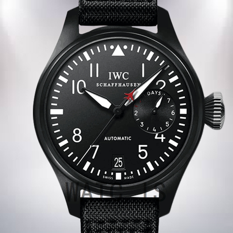 IWC Big Pilots Men's IW501901 43mm Black-tone