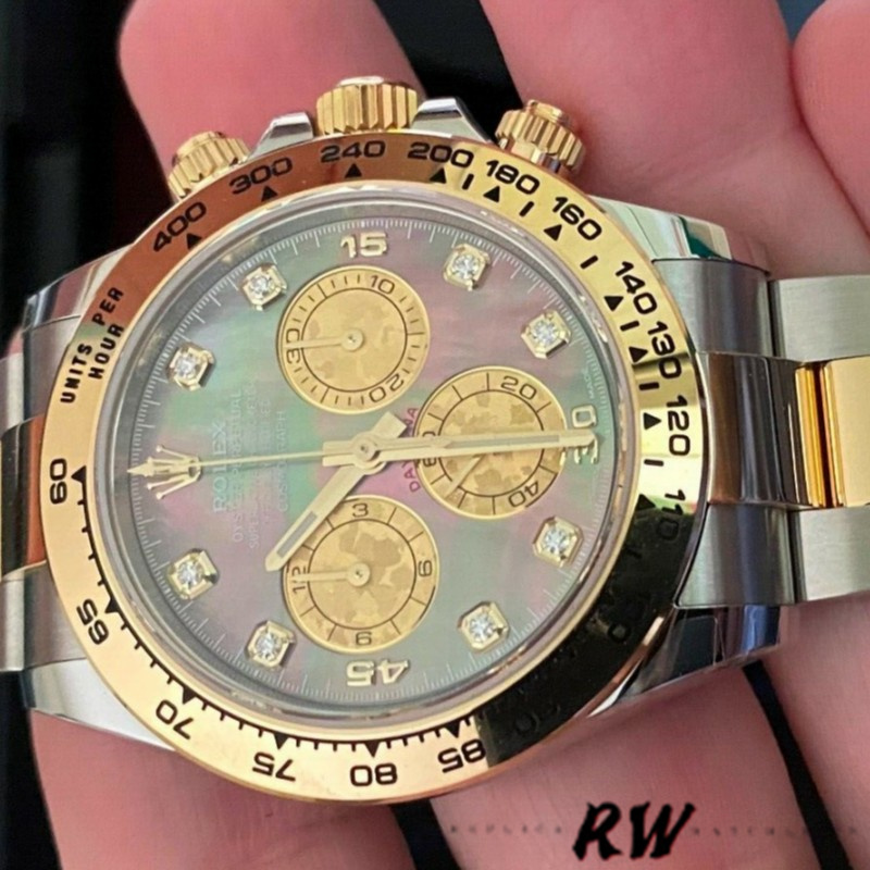 Rolex Cosmograph Daytona 116503 Black Mother Of Pearl Dial 40MM Mens Replica Watch