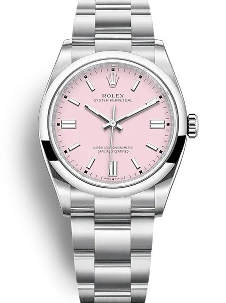 Replica Rolex Oyster Perpetual Lady 36mm Candy Pink Dial 126000