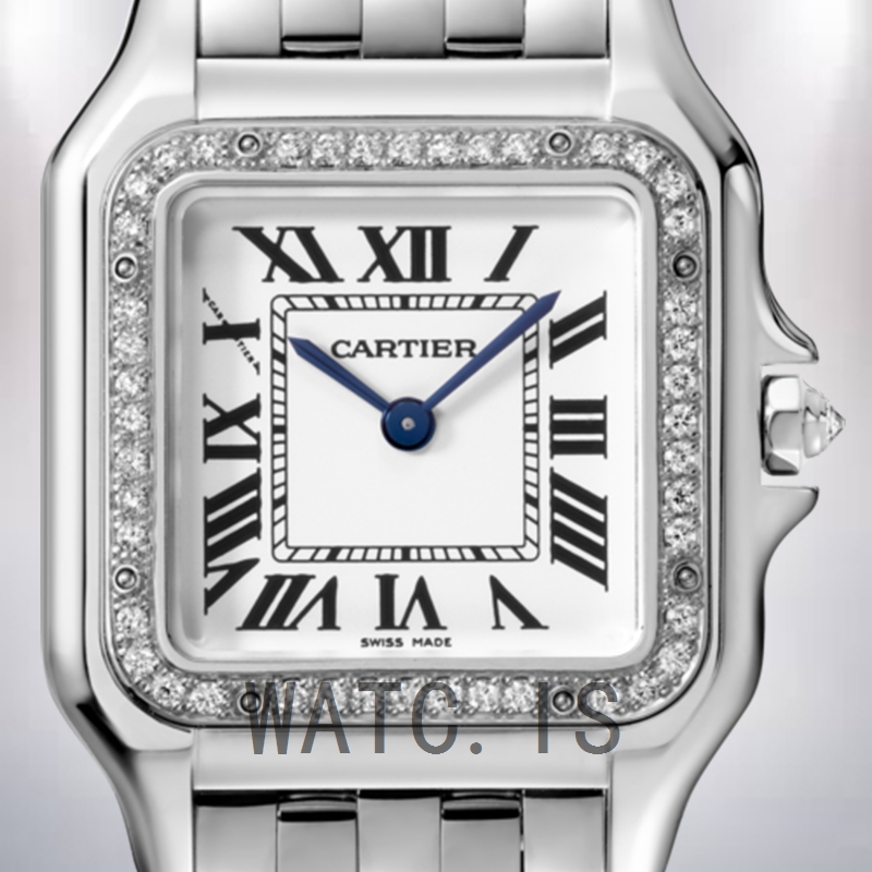 Cartier Panthere WJPN0007 Ladies 27mm Silver-tone White Dial