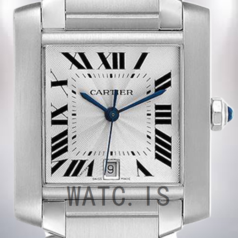 Cartier Tank Francaise 34mm W51002Q3 Unisex Quartz Silver Dial