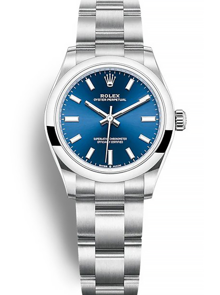 Replica Rolex Oyster Perpetual Lady 31mm Blue Dial 277200