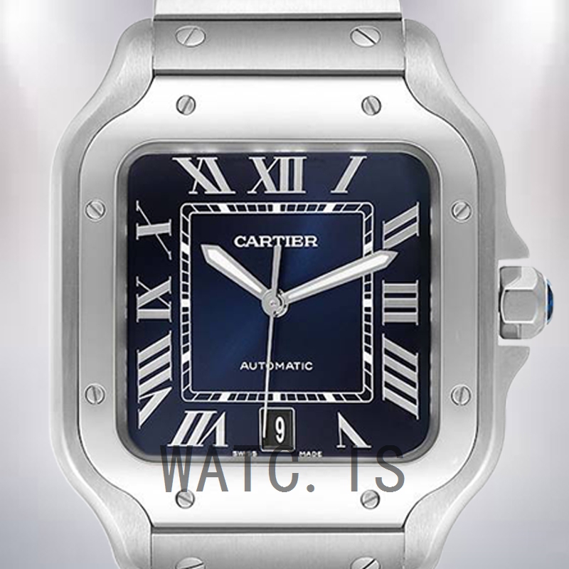 Cartier Santos 39mm Men's WSSA0030 Blue Dial