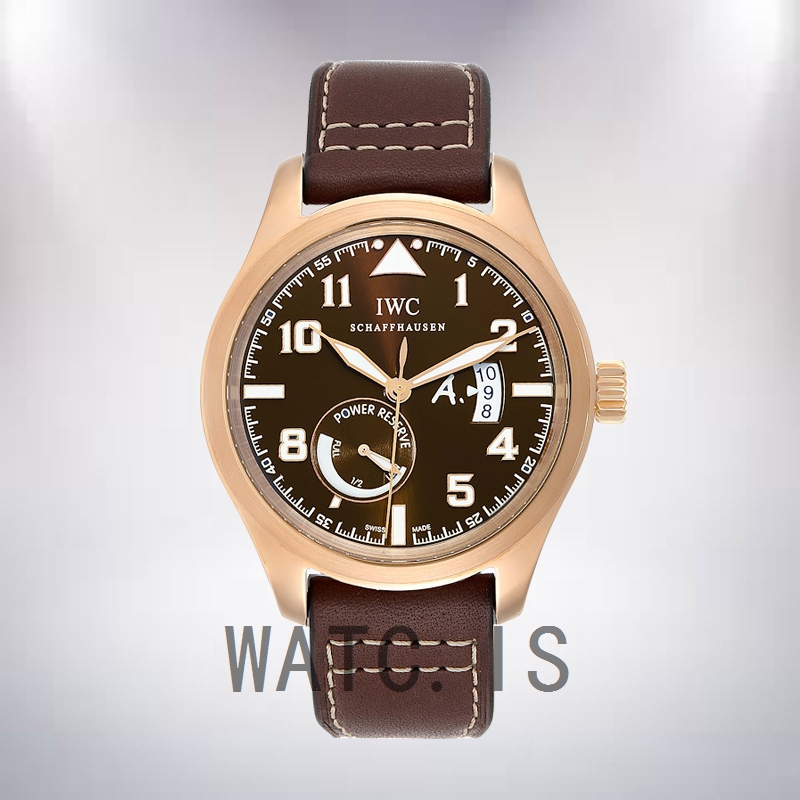 IWC Pilot Men's IW320103 43mm Leather Strap