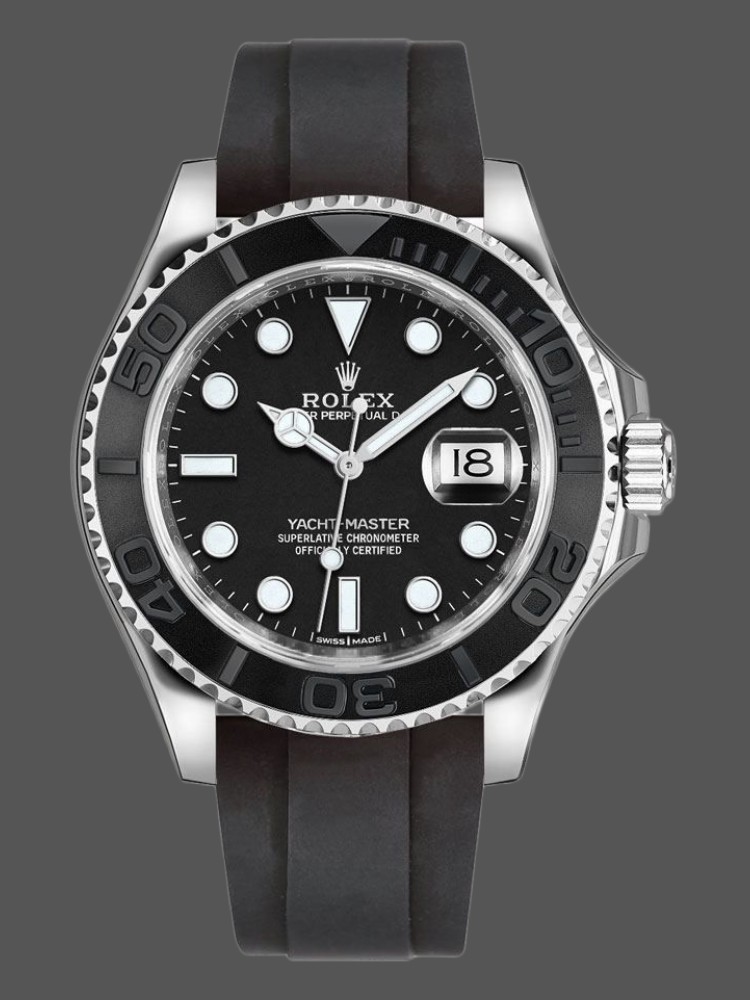 Rolex Yacht-Master 226659 White Gold Black Dial 42mm Mens Replica Watch
