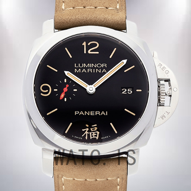 Panerai Luminor Marina Men's PAM00498-001 44mm Leather Strap