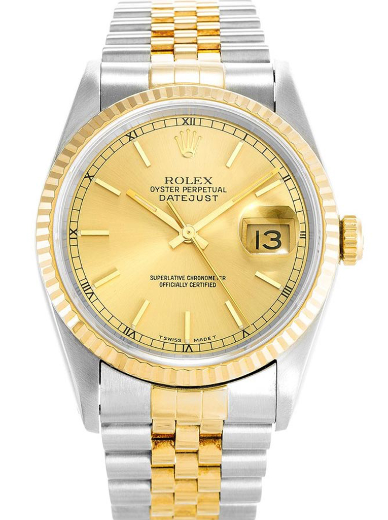 Replica Rolex Datejust 36mm Gold Dial 16233