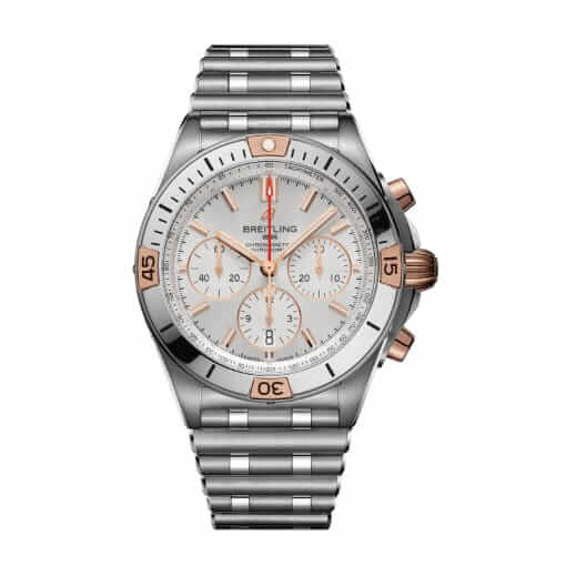 Breitling White Dial Silver Replica