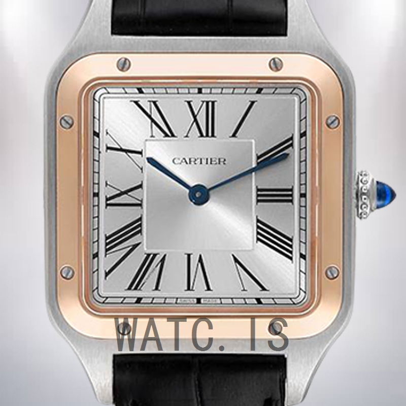 Cartier Santos Dumont  W2SA0011 Men's Quartz Silver Dial