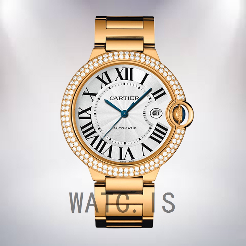 Cartier Ballon Bleu Men's WE9007Z3 42mm Automatic White Dial