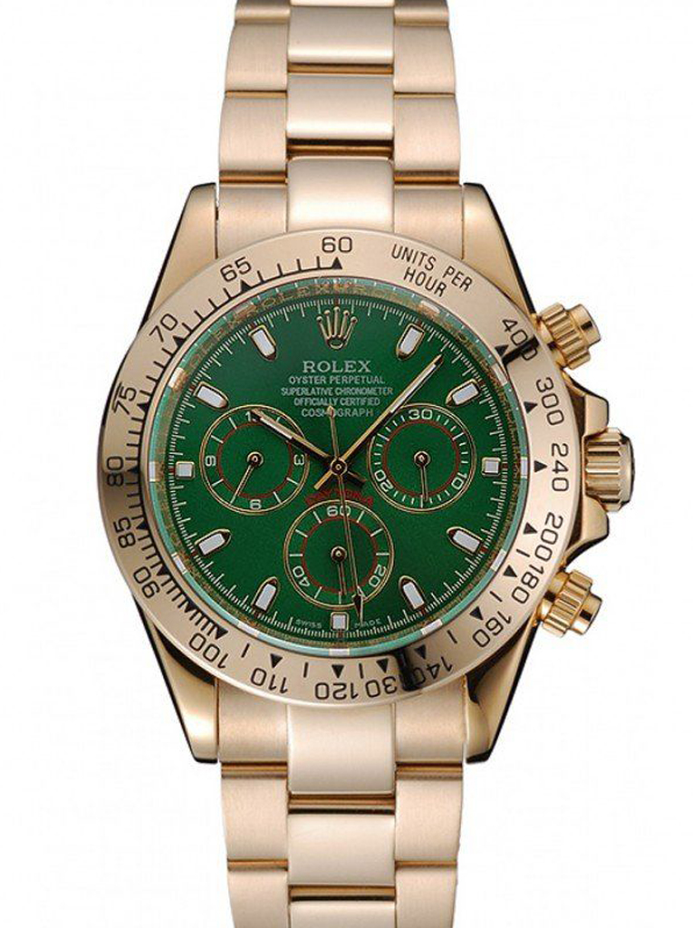 Replica Rolex Daytona 39mm Green Dial 1454244