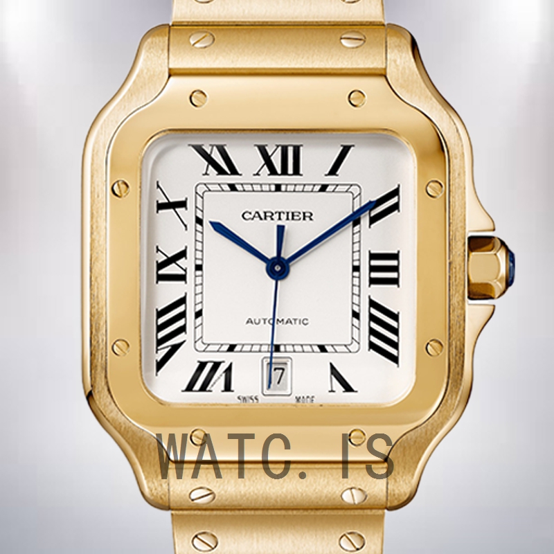 Cartier Santos 39mm WGSA0029 Men's Automatic Gold-tone