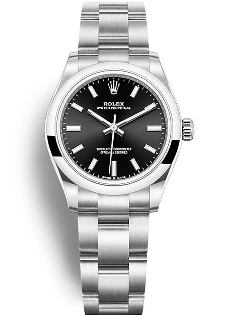 Replica Rolex Oyster Perpetual Lady 31mm Black Dial 277200