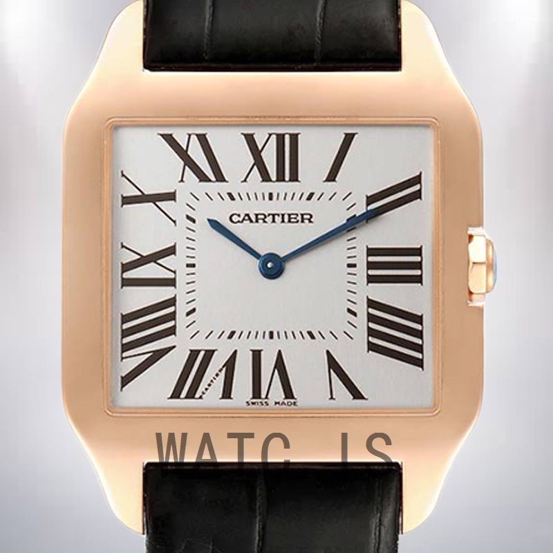 Cartier Santos Dumont W2006951 30mm Ladies White Dial Strap