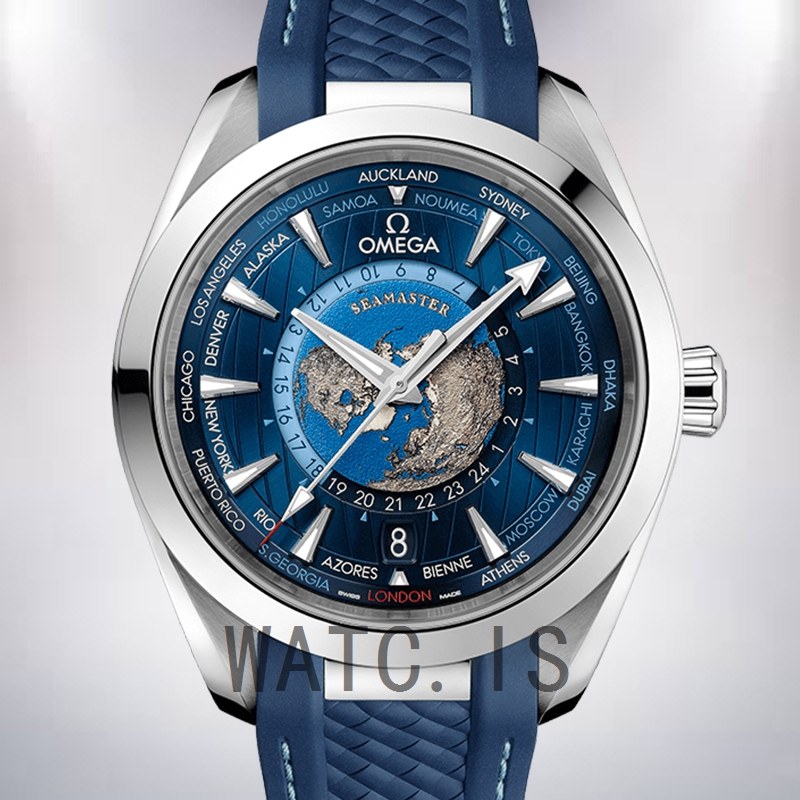 Omega Seamaster 220.12.43.22.03.001 41mm Men Blue Dial Silver-tone
