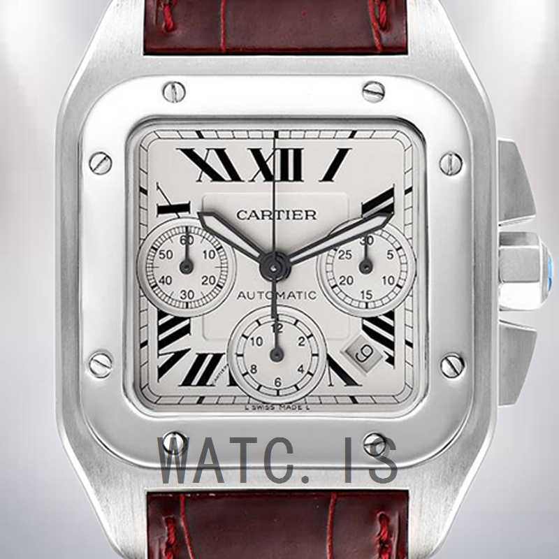 Cartier Santos 42mm Men's W20090X8 Silver-tone