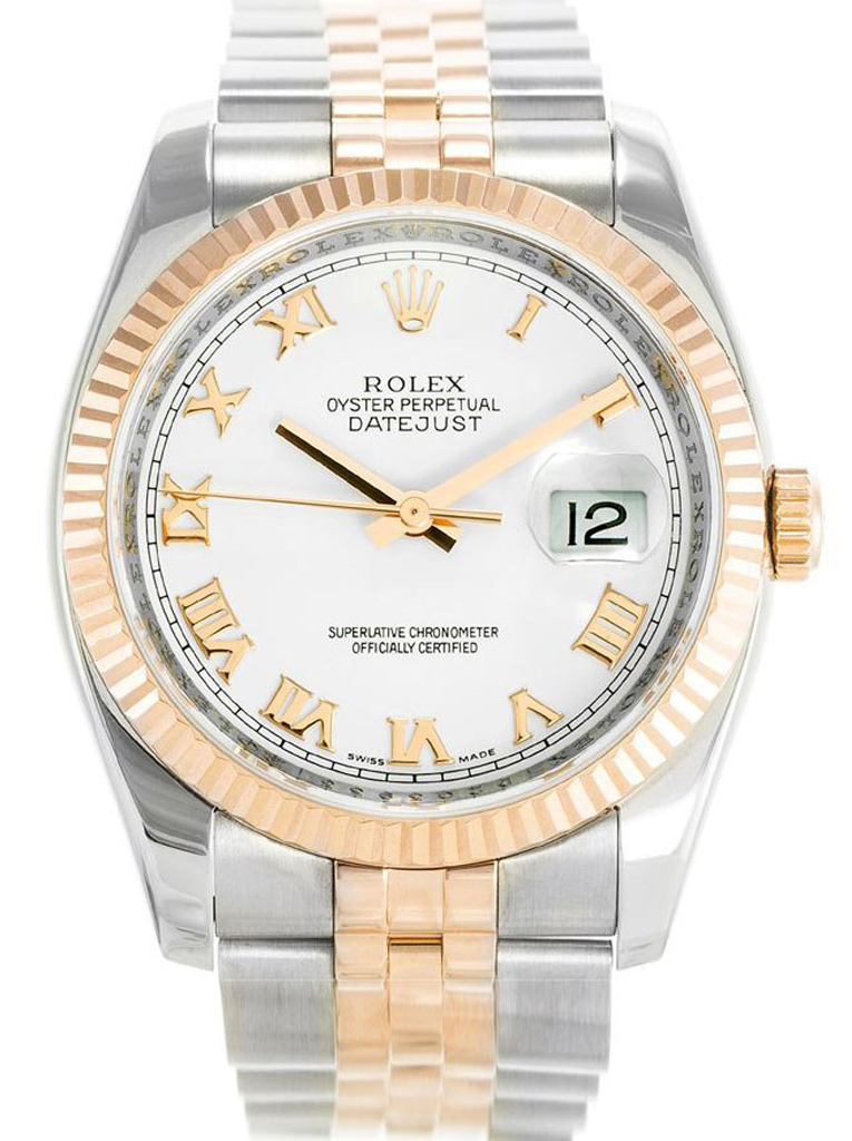 Replica Rolex Datejust 36mm White Dial 116231