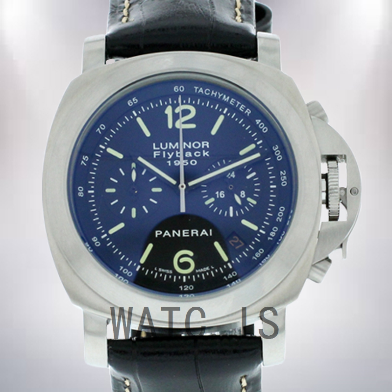 Panerai Luminor 1950 Flyback PAM212 47mm Men's Black Dial