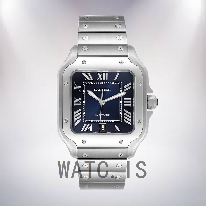 Cartier Santos 39mm Men's WSSA0030 Blue Dial
