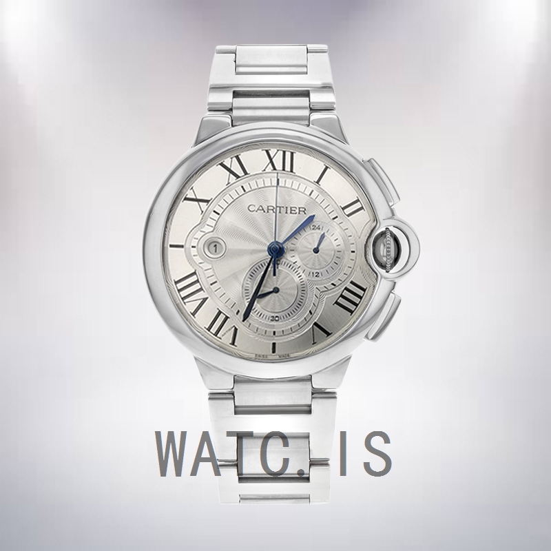 Cartier Ballon Bleu 47mm W6920002 Men's Silver-tone