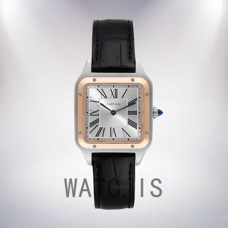 Cartier Santos Dumont  W2SA0011 Men's Quartz Silver Dial