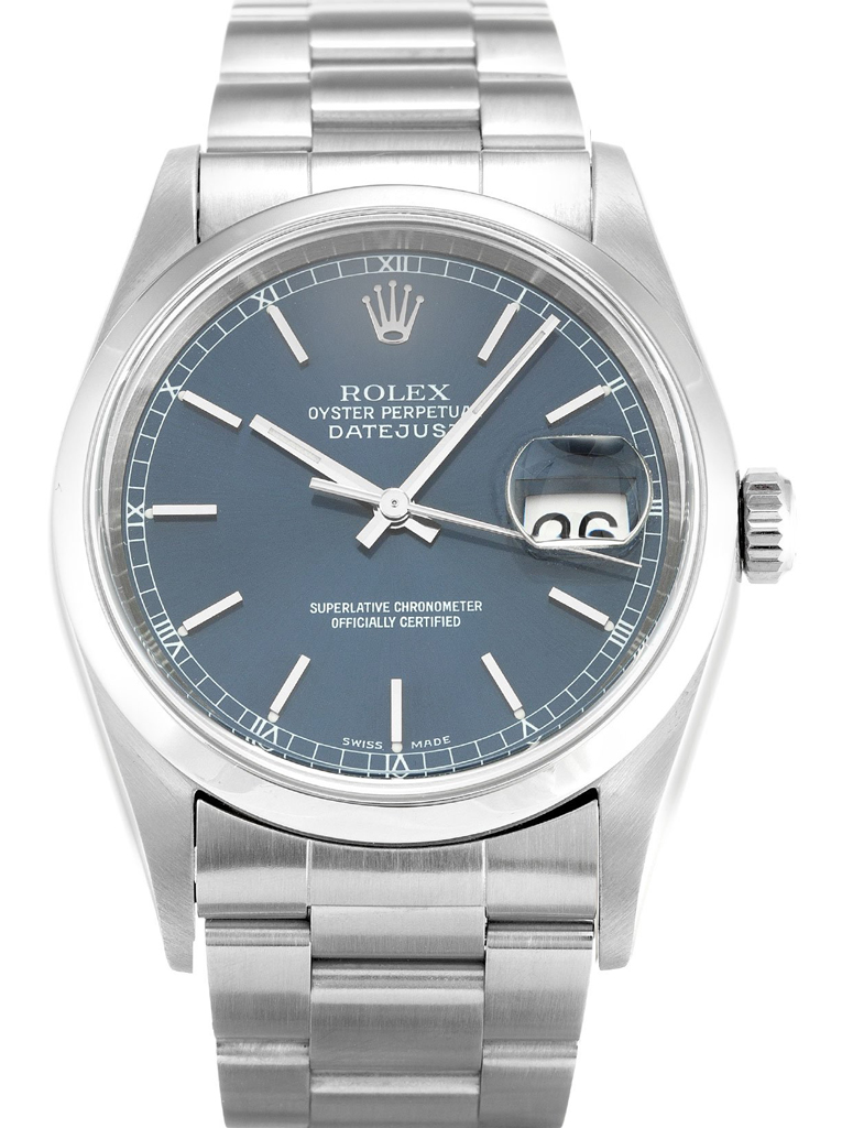 Replica Rolex Datejust 36mm Blue Dial 16200
